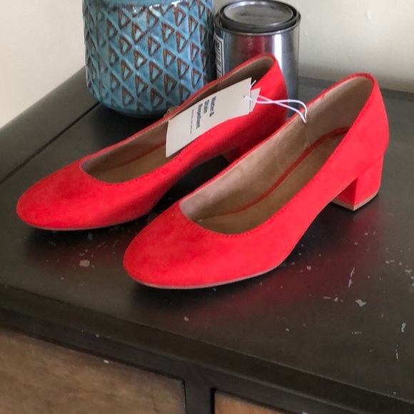 old navy red heels